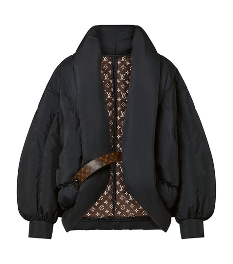 louis vuitton puffer jacket black|Louis Vuitton monogram jacket.